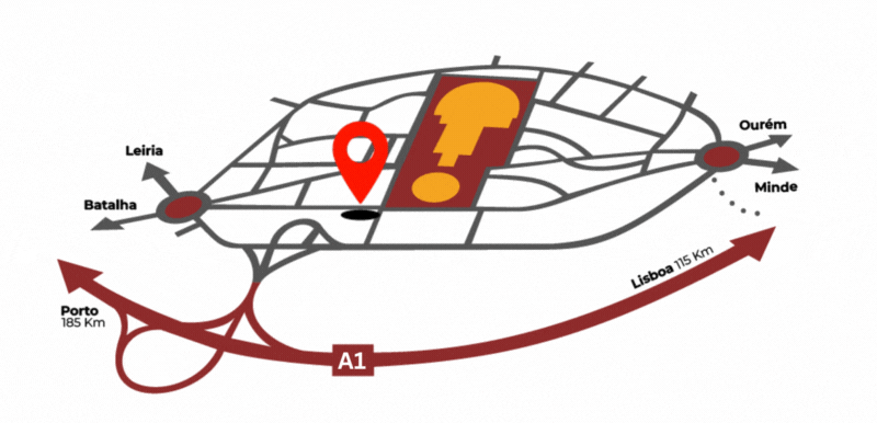 mapa de fátima_O Recinto